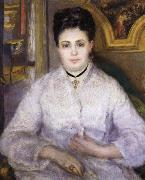 Pierre Renoir Madame Victor Chocquet oil painting reproduction